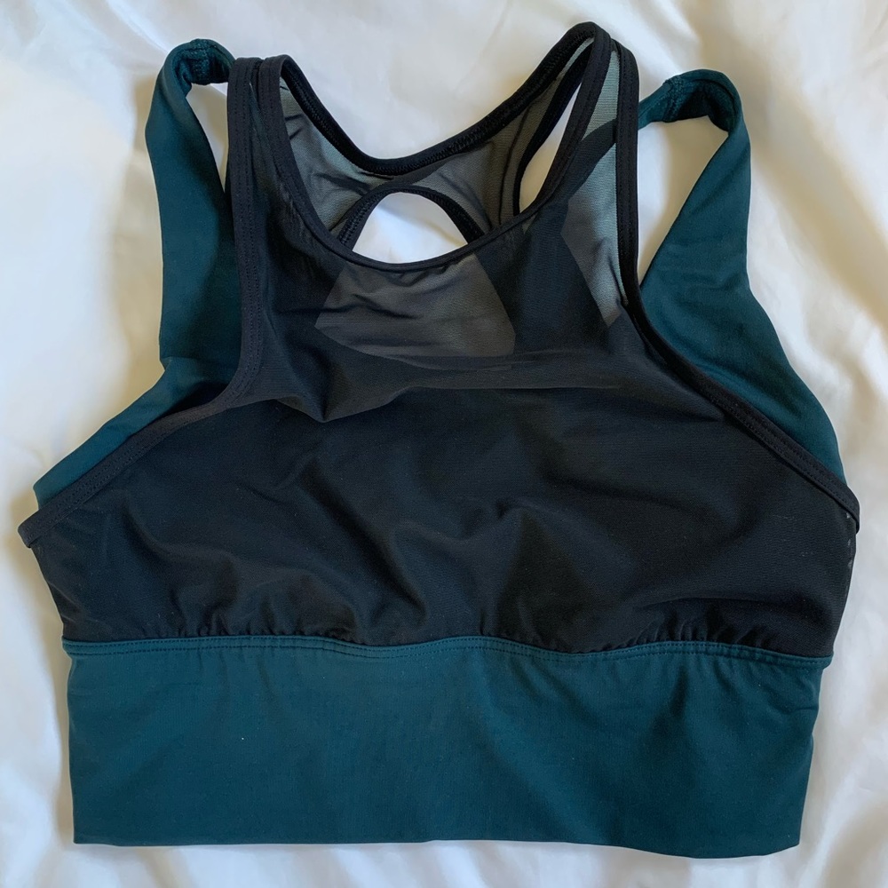 Lulu lemon high neck mesh sports bra